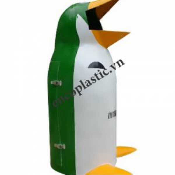 Thùng rác Composite chim cánh cụt - Thùng Rác Enco - Công Ty Cổ Phần Sản Xuất Thiết Bị Môi Trường Đô Thị Enco